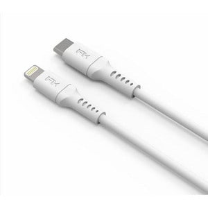 Main product image for Lightning MFi to USB-C Charging and Sync Cable 6 ft. White